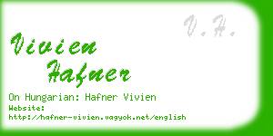 vivien hafner business card